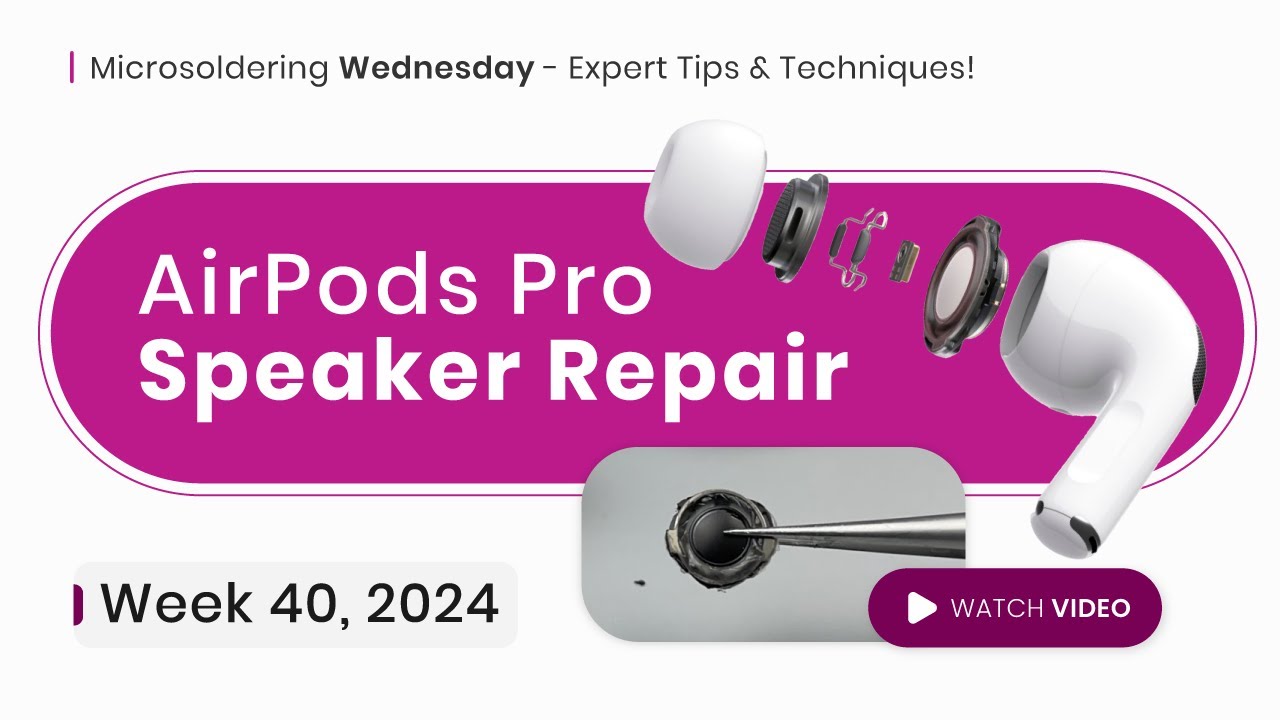 AirPods Pro Speaker Repair: Professional Step-by-Step Guide - YouTube