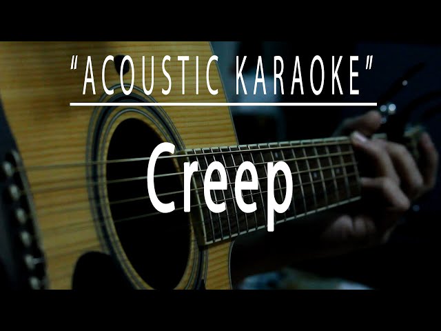 Creep - Radiohead (Acoustic karaoke) class=
