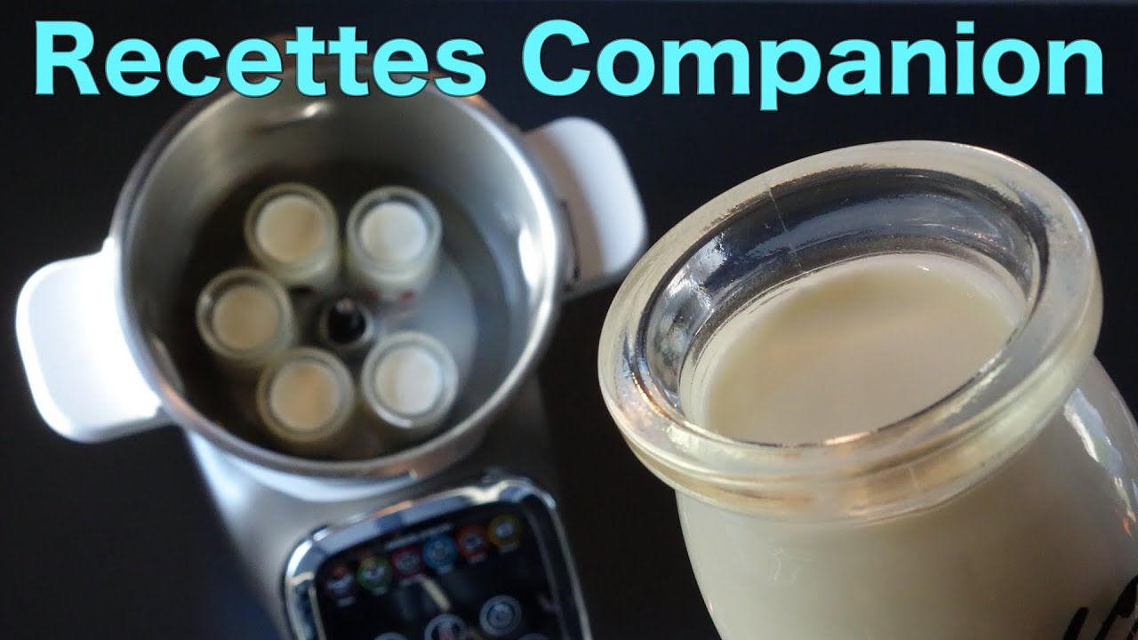 Yaourts au bain-marie - Brice RC Recettes Companion
