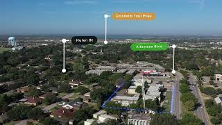 Drone Footage With Motion Tracking Graphics - Simple Animation