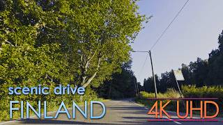 Relaxing Scenic Drive to Nuuksio, Southern Finland | 4K, 60fps, HDR