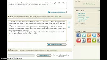 How to write an Article on WikiHow