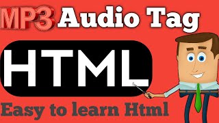 Audio tag in html in hindi | How to add audio in html | Audio html main kese lagaye |