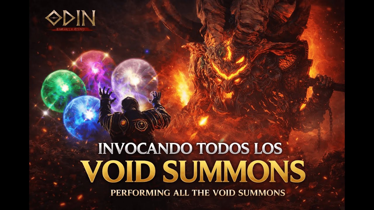 ODIN: Valhalla Rising - Invocando y Derrotando a los 4 Jefes del Evento Void Summon