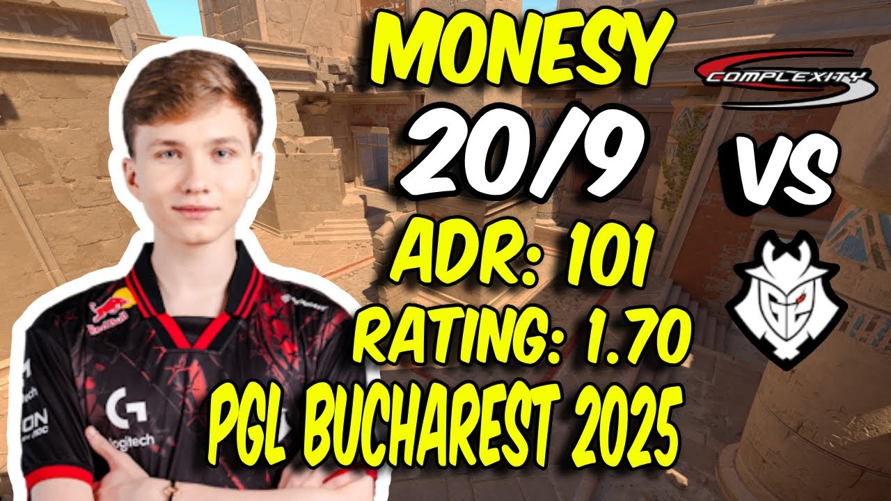 G2 m0NESY (20/9) vs Complexity! CS2 m0NESY POV (Anubis) at PGL Bucharest 2025 Semi-final
