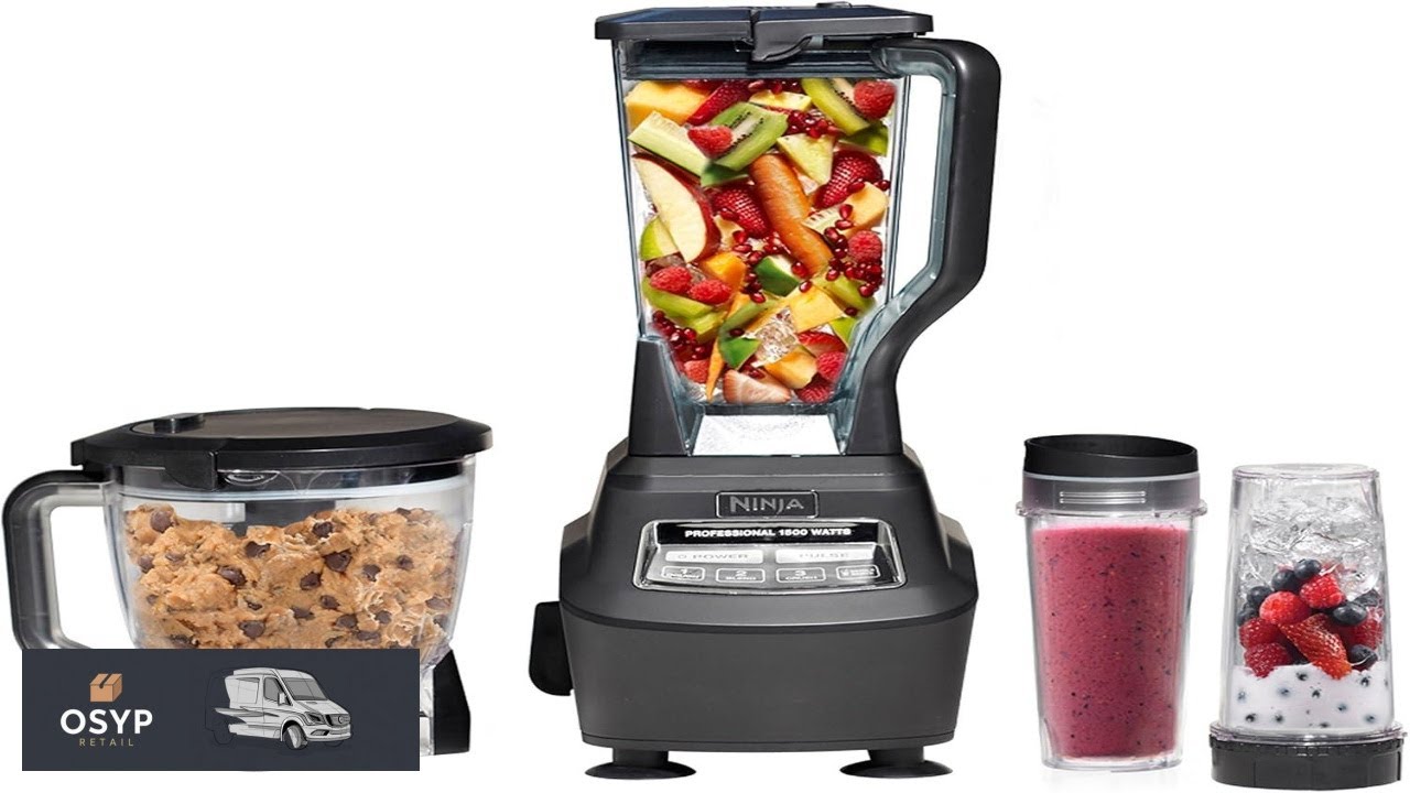Ninja Mega Kitchen System 1500W 72 oz. Full Size Blender & 8 Cup Food