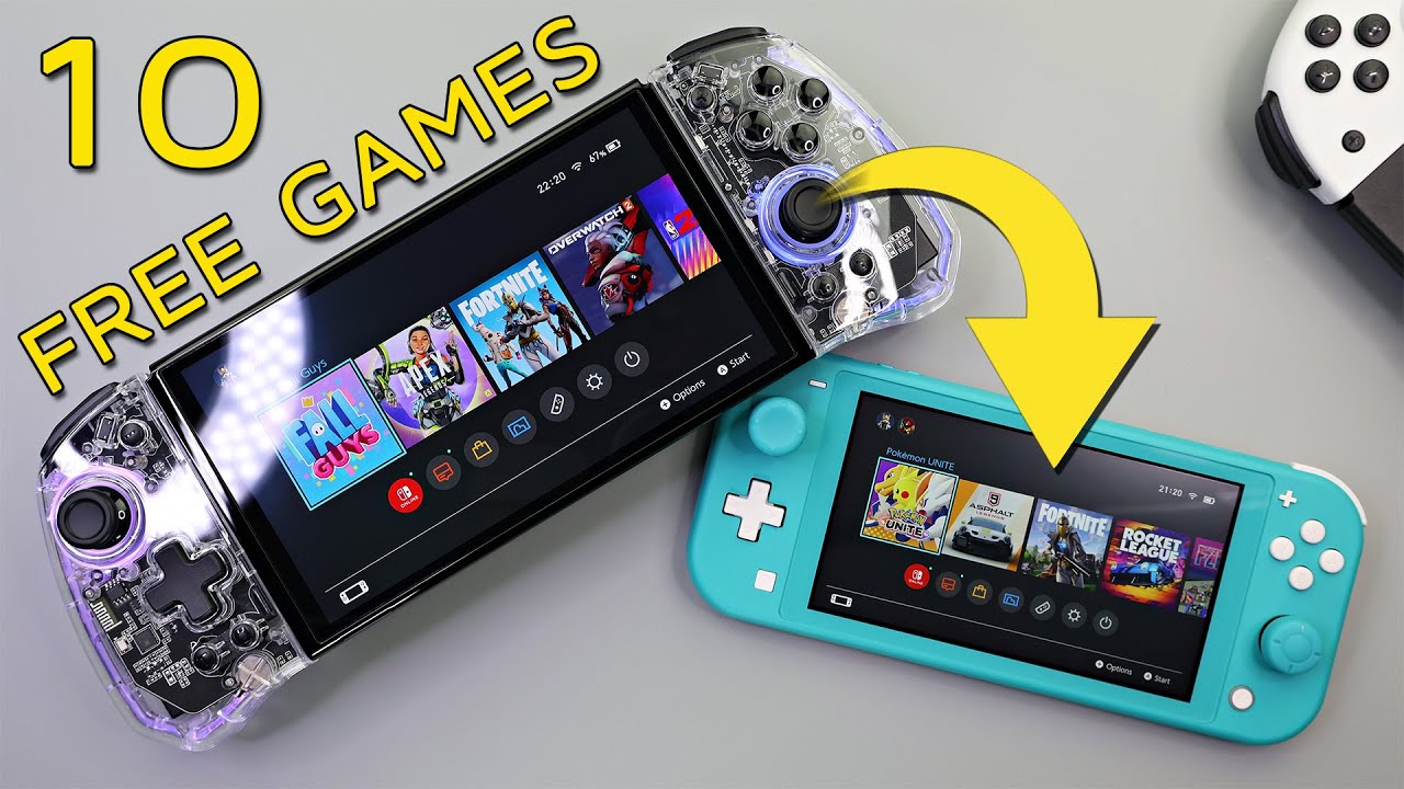 TOP 10 Best Free Games on Nintendo Switch - YouTube