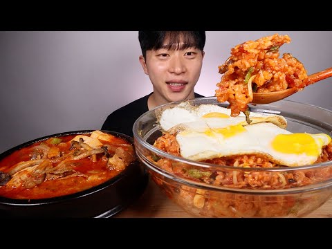 🍲후라이랑 야무지게 먹기 먹방 ASMR MUKBANG Bibimbap Rich Soybean <strong>Paste</strong> Stew