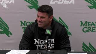 North Texas Football: Seth Littrell Post FAU Comments