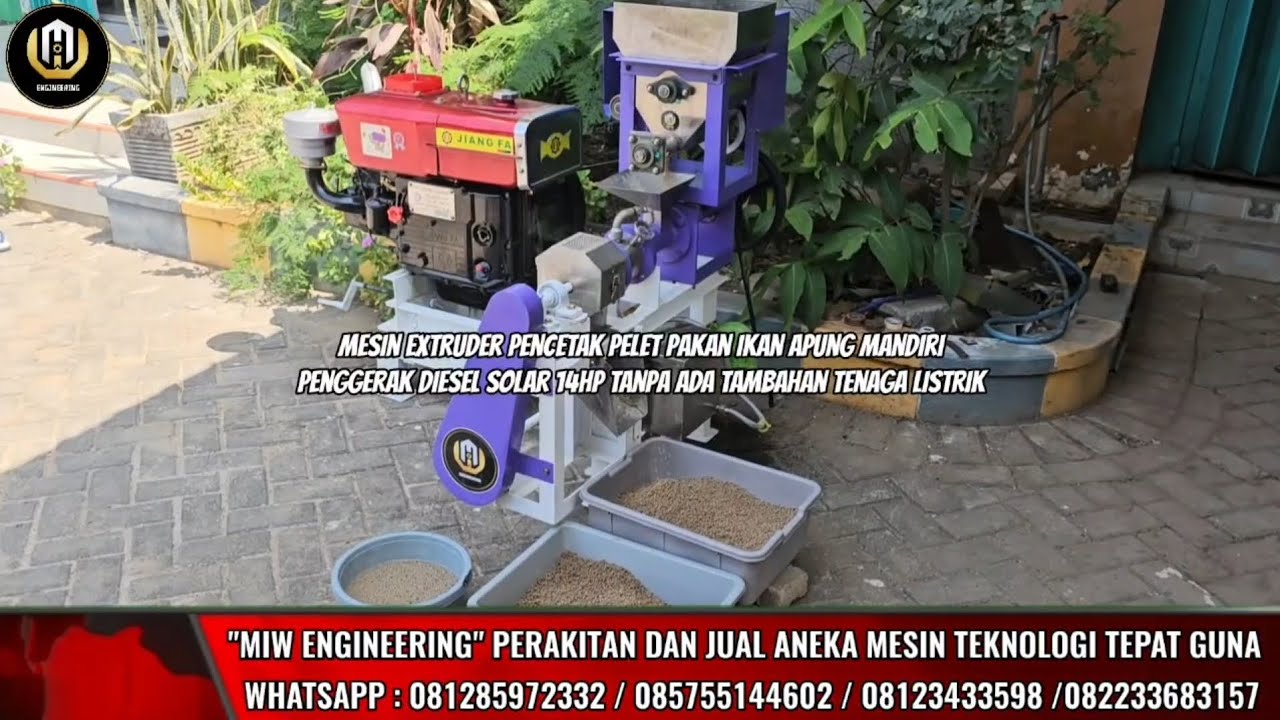 Solusi Jika Pelet Pakan Ikan Mahal 🔴 Dapatkan Mesin Cetak Pelet Pakan Ikan Apung Murah Di Kediri