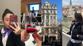 february in lyon | culinary student living in france | vlog ♡