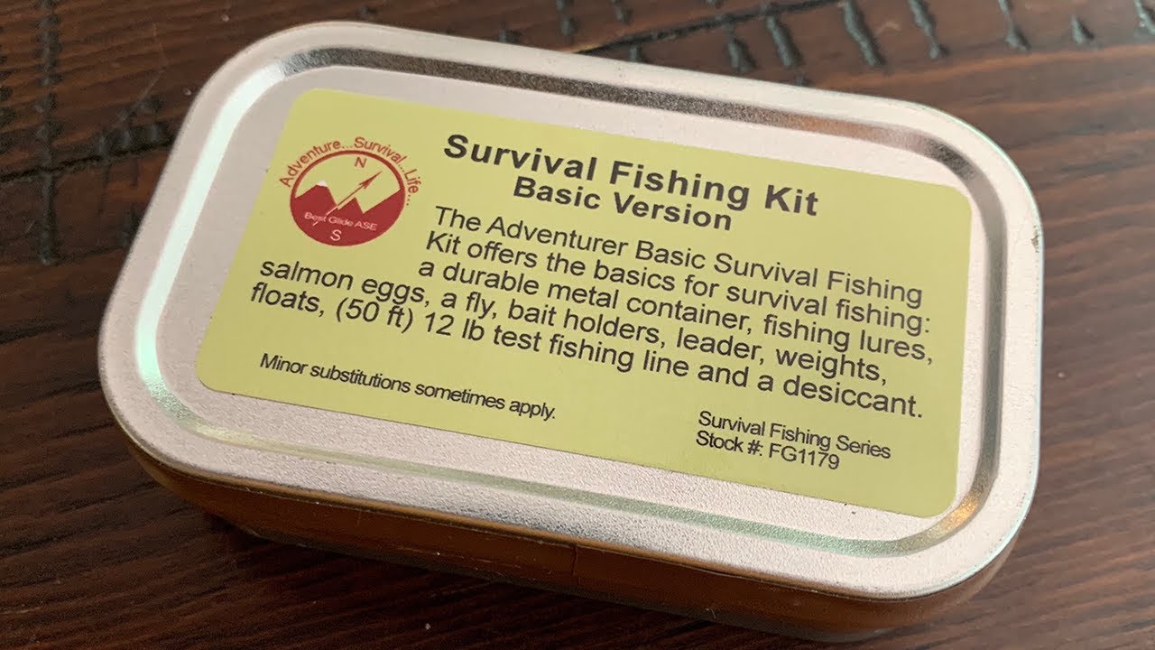 Best Glide ASE Survival Fishing Kit - Basic Version 
