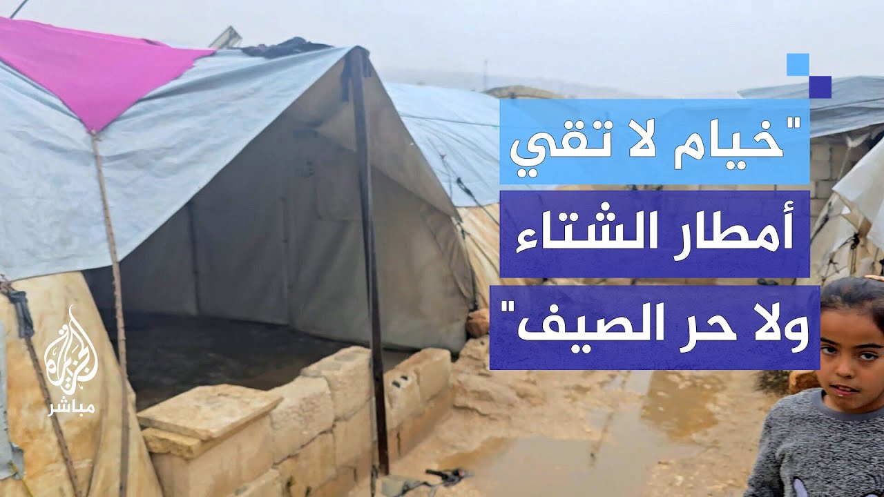 النازحون بمنطقة سرمدا في إدلب يصرون على الصبر أكثر ليعودوا إلى بلداتهم