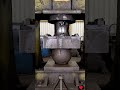 giant iron ball crushed by hydraulics press 🤯#shorts #satisfying
