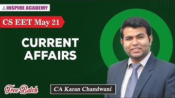 CSEET International & National Affairs | Lecture (5 of 7) | CSEET Current Affairs #cseet