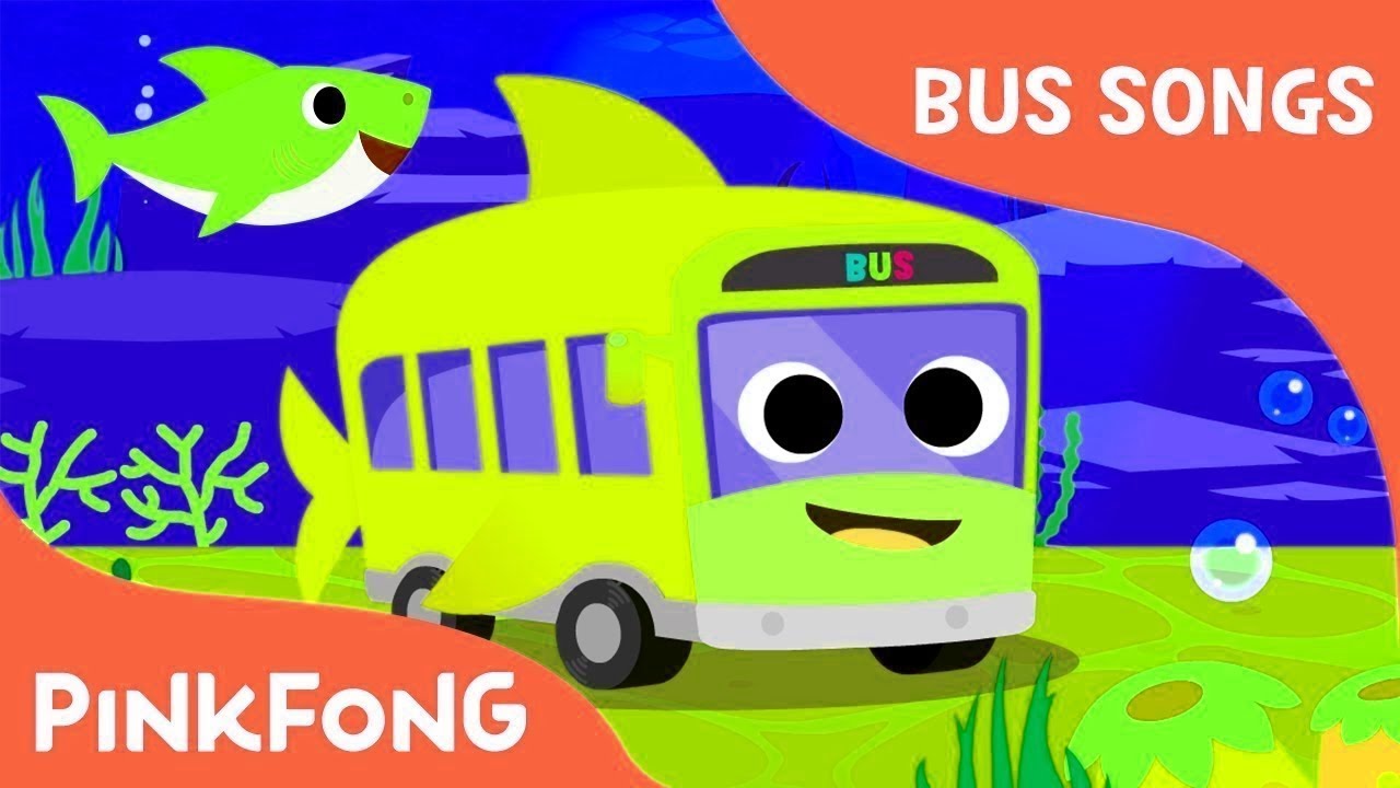 Baby Shark Bus Song in Mari Group | Shark Bus Effects | Pinkfong Songs | Kristel and Lola