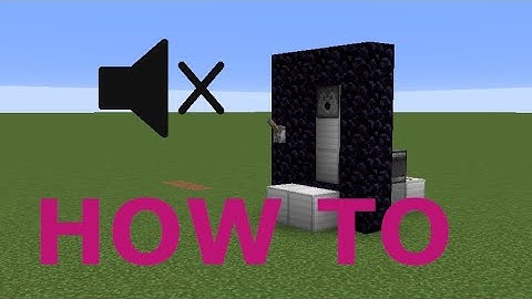 Toggleable nether portal tutorial (Minecraft)