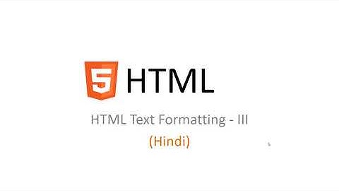 HTML Text Formatting Font Tag Tutorial in Hindi   Urdu   Part III