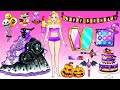 [🐾paper diy🐾] Rapunzel Suprising Birthday Party Makeup and Dress Up | Rapunzel Compilation 놀이 종이