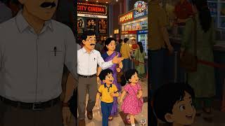 Cinema ki  yadee....  😍 #HindiStory #CartoonStories #MoralStories #cartoon #shorts