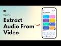 How To Extract Audio From Video On iPhone | Best iphone Shortcut Mp3 Song