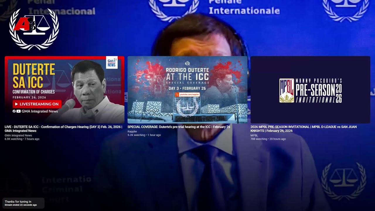 LIVE: Day 3 ng Confirmation of charges hearing vs Digong sa ICC (1st session)