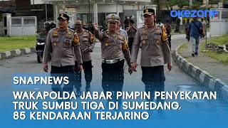 Wakapolda Jabar Pimpin Penyekatan Truk Sumbu Tiga Di Sumedang, 85 Kendaraan Terjaring Snapnews