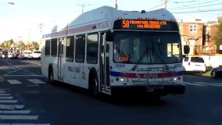 SEPTA BUS: HYBRID NEW FLYER DE40LFR 8501 ON ROUTE: 58