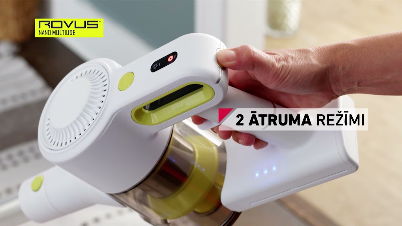 Rovus Nano vertikālais putekļu sūcējs Multiuse