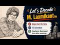Laxmikant 8e -Important Article, Schedule and Features that we have borrowed from different Country