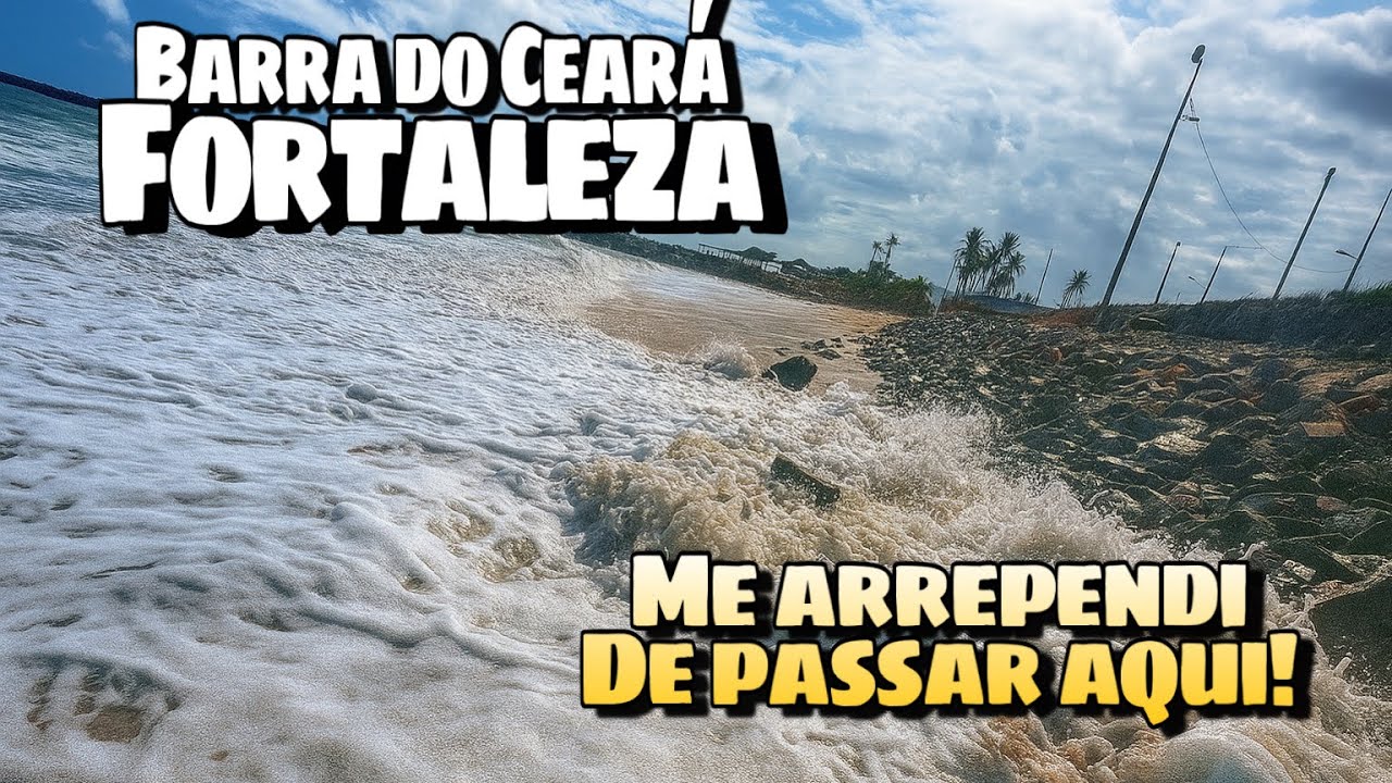 Praia da Barra do Ceará em Fortaleza | Ninguém gravou esse vídeo antes!