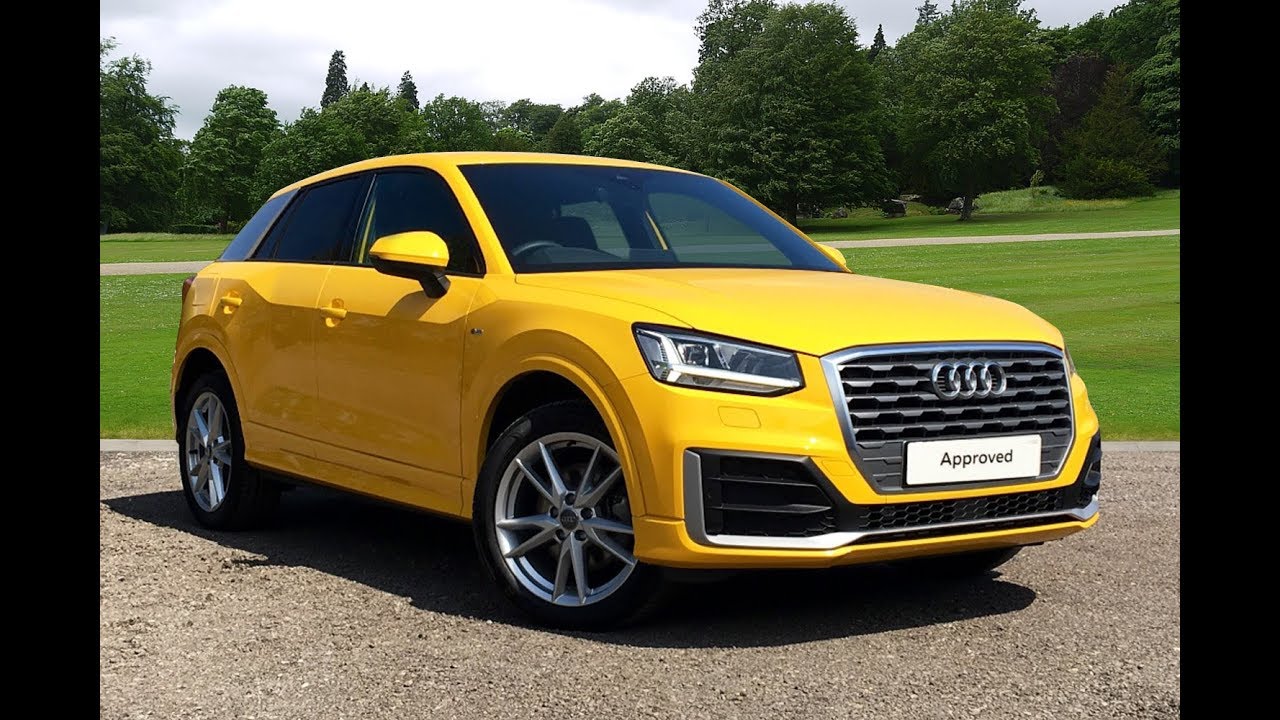 KM66VMT AUDI Q2 TFSI S LINE YELLOW 2016, Bradford Audi YouTube