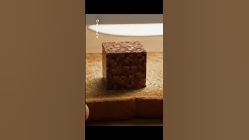 Minecraft Dirt Block… On Toast?! #ai #asmr #minecraft