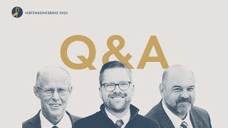 Q&A - Nathan Busenitz, Benedikt Peters, Kris Brackett, Martin Manten
