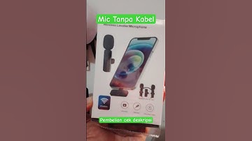Halo semuanya! Siap untuk merekam suara dan live streaming dengan Mic Wireless #microphone