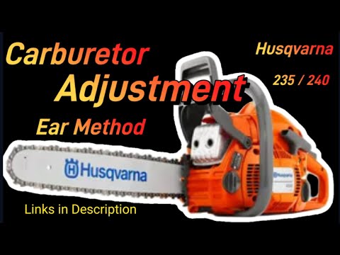 วีดีโอ: คุณจะปรับคาร์บูเรเตอร์บน Husqvarna 235 ได้อย่างไร?