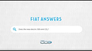 Fiat - New 500 Electric A Fully Electric Car, Zero Co2 Emissions