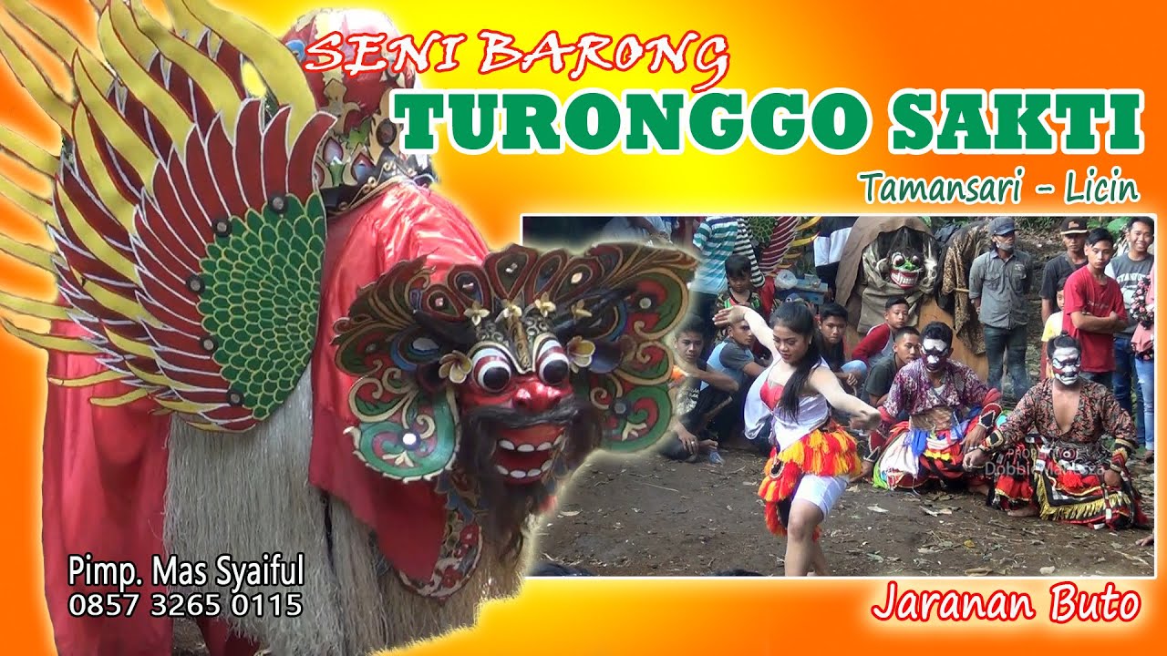 TARI JARANAN BUTO || BARONG DAN OGOH - OGOH JARANAN TURONGGO SAKTI TAMANSARI
