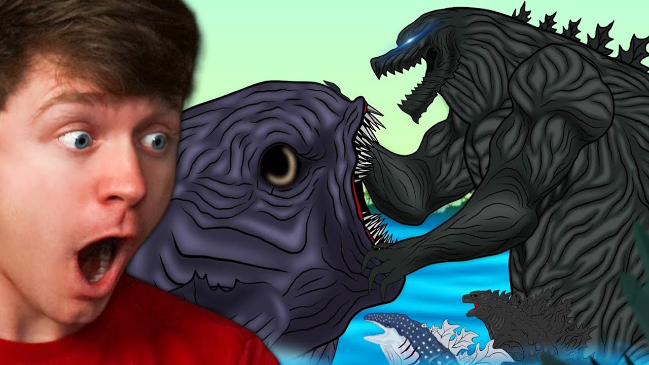 DARK BLOOP vs GODZILLA EARTH! (Reaction) - YouTube