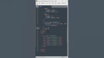 Loading Animation Berbentuk Kristal Es yang Indah | HTML CSS #html #css #mengareit #tutorials