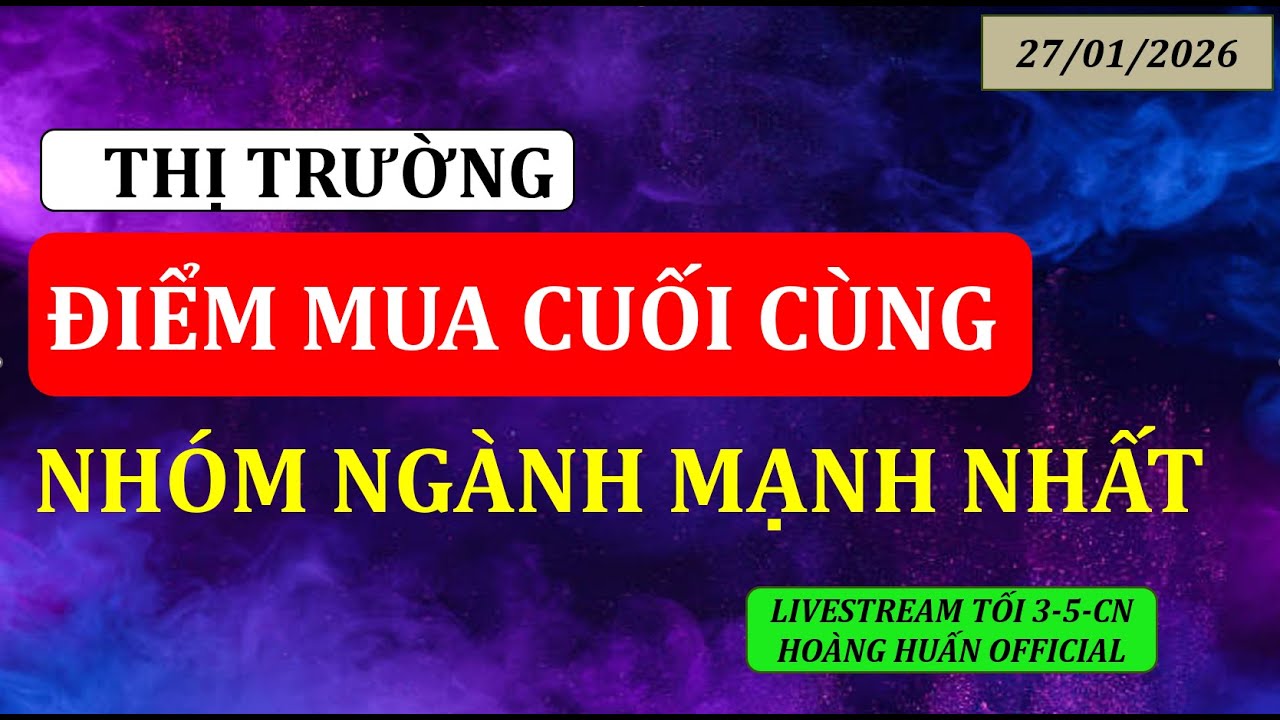 🔴Điểm mua cuối cùng của nhóm ngành mạnh nhất.