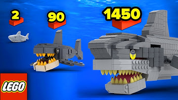 LEGO Sharks in Different Scales | Comparison