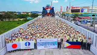 NSCR-CP02 Aerial Video of Alignment as of March 2024 - 14KM Viaduct Completed from Bocaue to Malolos