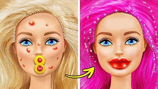 Best Barbie Transformations! Extreme Beauty Makeover Hack for Dolls From TikTok