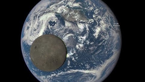 Moon Transiting the Earth - NASA
