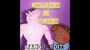 muscular george and african george variants #invencible #variants #george #peppapig #paratiiiiiiii