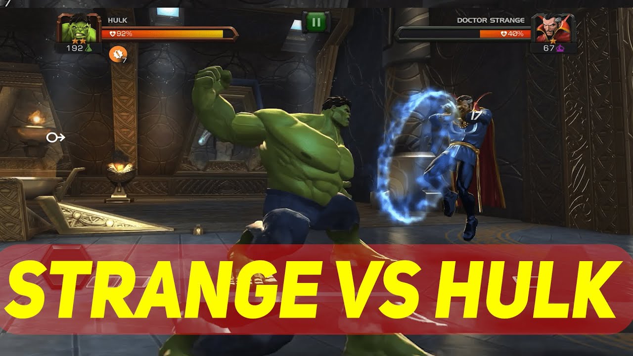 Doctor Strange vs Hulk who will win ? #marvel #marvelgames #hulksmash # ...