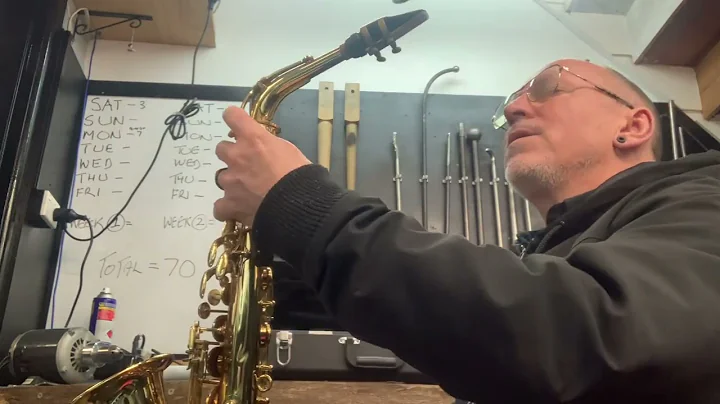 TICKET 6588 JUPITER ALTO SAXOPHONE JAS 567 sn P71237 pre service assessment play test