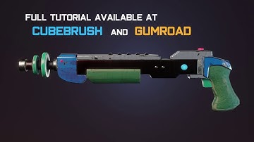Stylized Shotgun Tutorial by GamedevFred - Blender