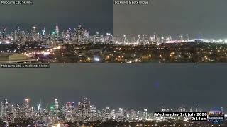 Melbourne City Skyline Cam - Daily Timelapse - Wednesday 1st of July 2026 screenshot 5